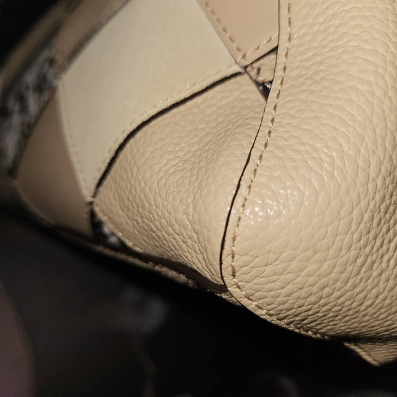 Coach Beige and Black Patchwork Tote - Picture 7 of 10